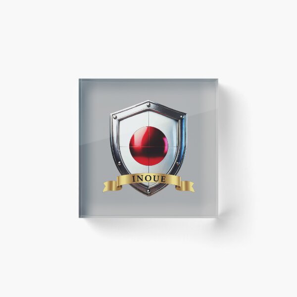 Item preview, Inoue Japan Heraldic Name Shield designed and sold by Highlandkings.