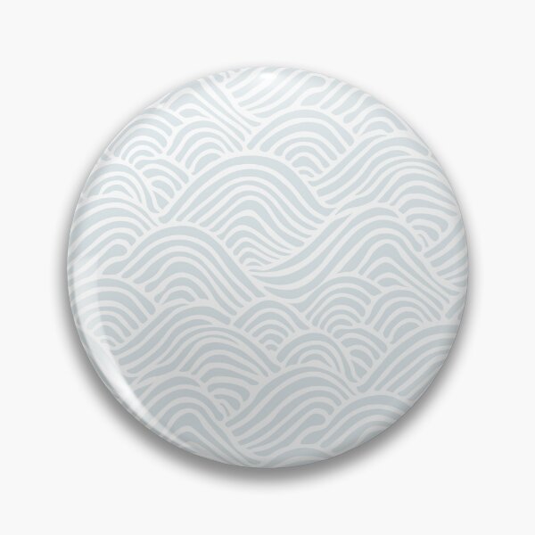 Item preview, Coastal Japandi Minimalist Ocean Sea Waves In Light Gray Blue  designed and sold by EliveraDesigns.