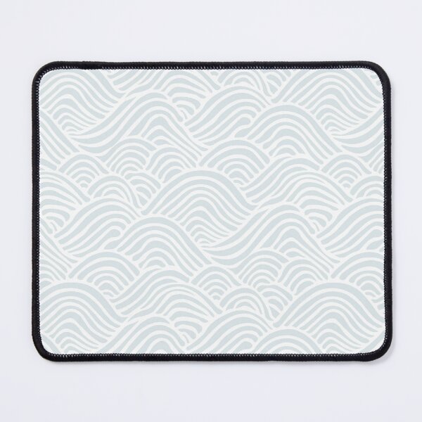 Item preview, Coastal Japandi Minimalist Ocean Sea Waves In Light Gray Blue  designed and sold by EliveraDesigns.