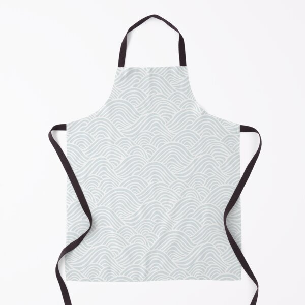 Item preview, Coastal Japandi Minimalist Ocean Sea Waves In Light Gray Blue designed and sold by EliveraDesigns.