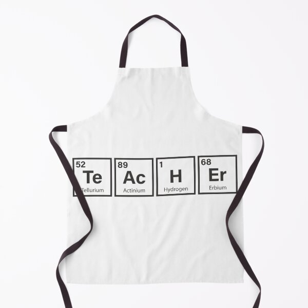 Item preview, Science Teacher Periodic Table Elements Chemistry Typography Art designed and sold by PixelWaveBD.