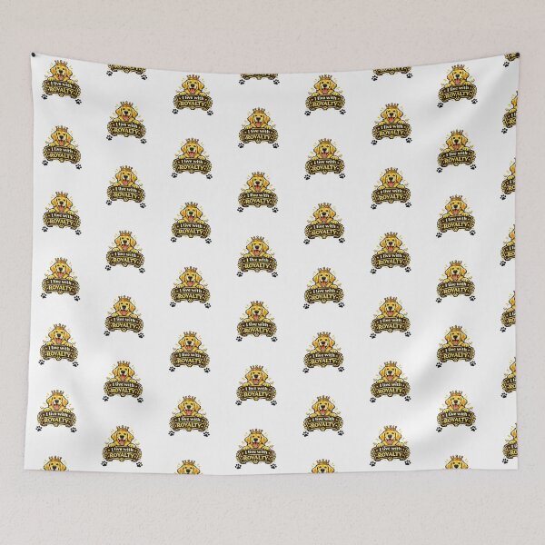 Item preview, I Live With Royalty Golden Retriever Gift designed and sold by WildVista.