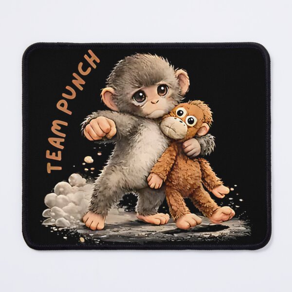 Item preview, Team Punch Cute Monkey Plush Funny Cartoon Animal designed and sold by WilliaMaler.