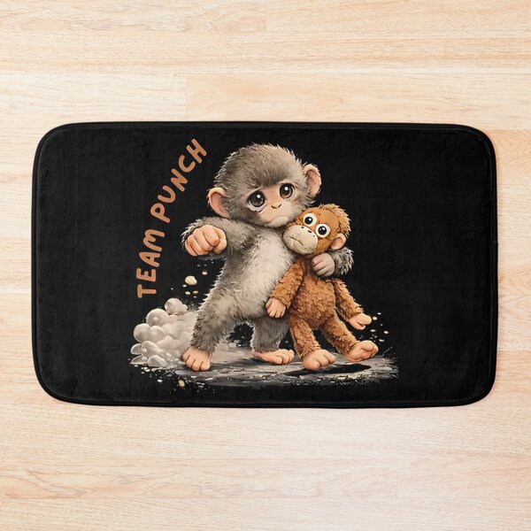 Item preview, Team Punch Cute Monkey Plush Funny Cartoon Animal designed and sold by WilliaMaler.