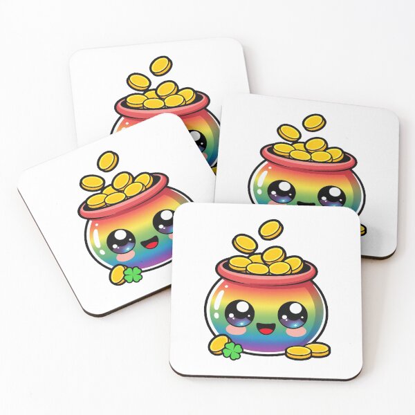 Item preview, Lucky Rainbow Pot of Gold – St. Patrick’s Day Design designed and sold by YounexxART.