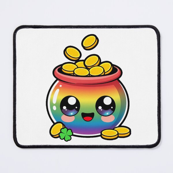 Item preview, Lucky Rainbow Pot of Gold – St. Patrick’s Day Design designed and sold by YounexxART.