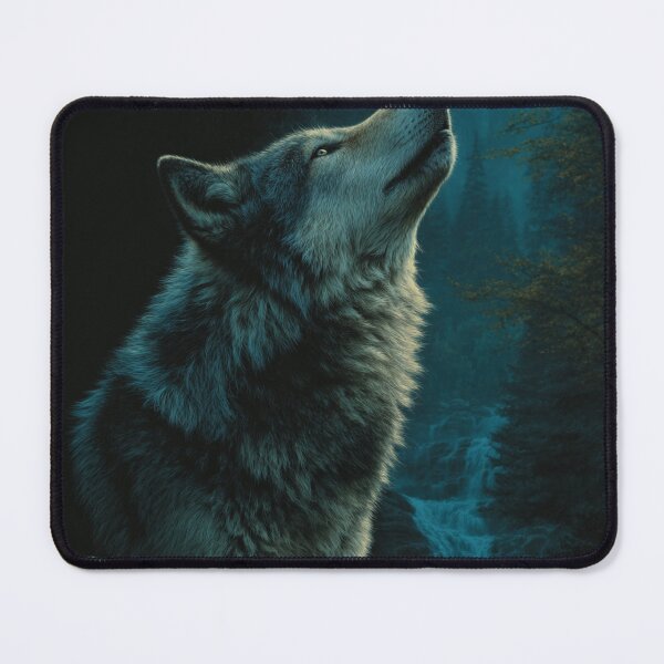 Item preview, Howling Wolf and Nature designed and sold by NicolasGlowArt.