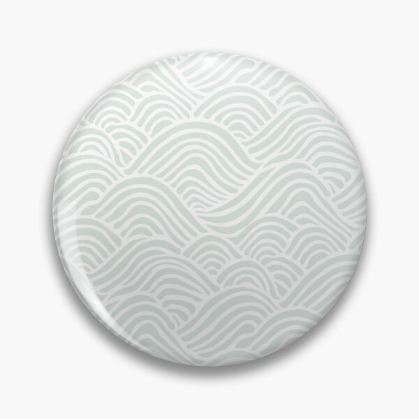 Item preview, Coastal Japandi Minimalist Ocean Sea Waves In Light Mint Green designed and sold by EliveraDesigns.