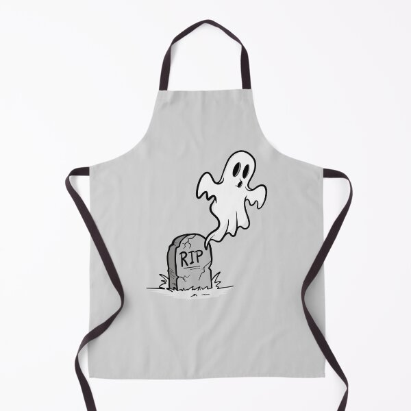 Item preview, Cute Ghost Rising From Grave – RIP Halloween Cartoon designed and sold by homework store.
