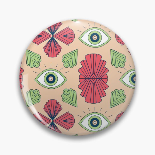 Item preview, Seamless Mystical Eye and Ornamental Retro Pattern designed and sold by Rômulo Queiroz.