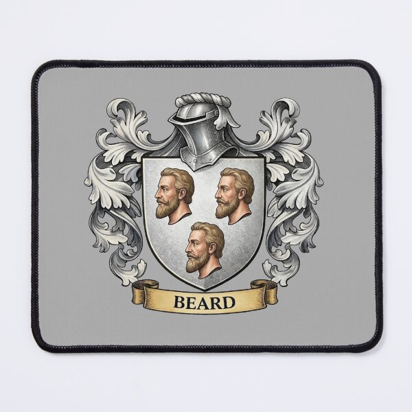 Item preview, The Beard Family Coat of Arms designed and sold by BagTown Clans.