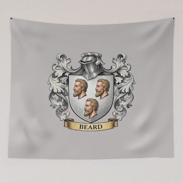 Item preview, The Beard Family Coat of Arms designed and sold by BagTown Clans.