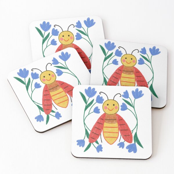 Item preview, Smiling Bee Art designed and sold by lumiprintsart.