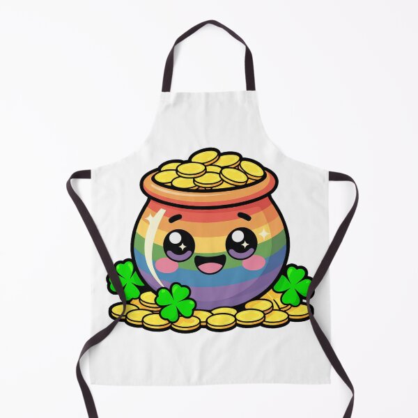 Item preview, Magical Clover Treasure Rainbow Pot designed and sold by YounexxART.