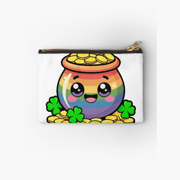 Item preview, Magical Clover Treasure Rainbow Pot designed and sold by YounexxART.