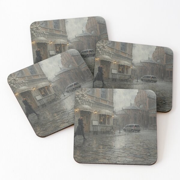 Item preview, Walking In The Rain  In Old Riga  designed and sold by drozdovs16.
