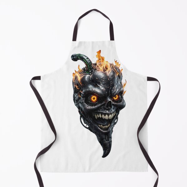 Item preview, Mechanical Inferno Chili Skull designed and sold by NEONVIBEWEAR.