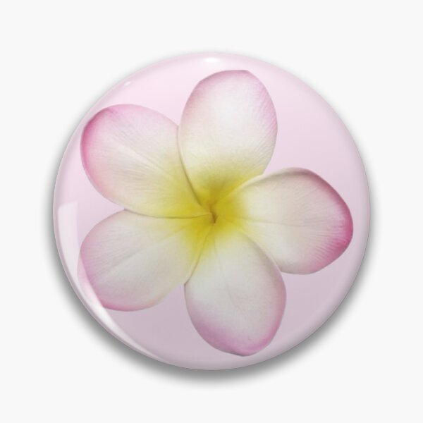 Item preview, pink/yellow pastel plumeria flower sticker designed and sold by inainart.
