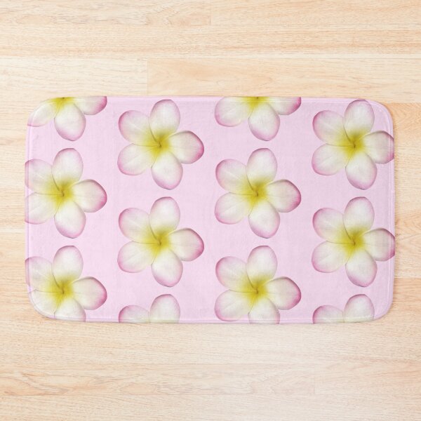 Item preview, pink/yellow pastel plumeria flower sticker designed and sold by inainart.