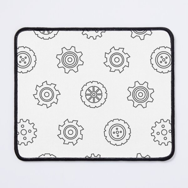 Item preview, Minimal Gear Pattern – Mechanical Cogwheel Engineering Seamless Design designed and sold by alijun.