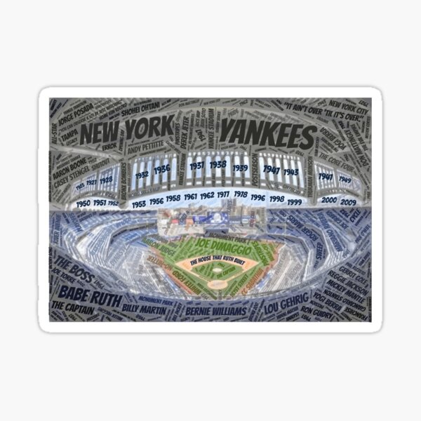 The House That Ruth Built – Stadium Tribute Design Sticker
