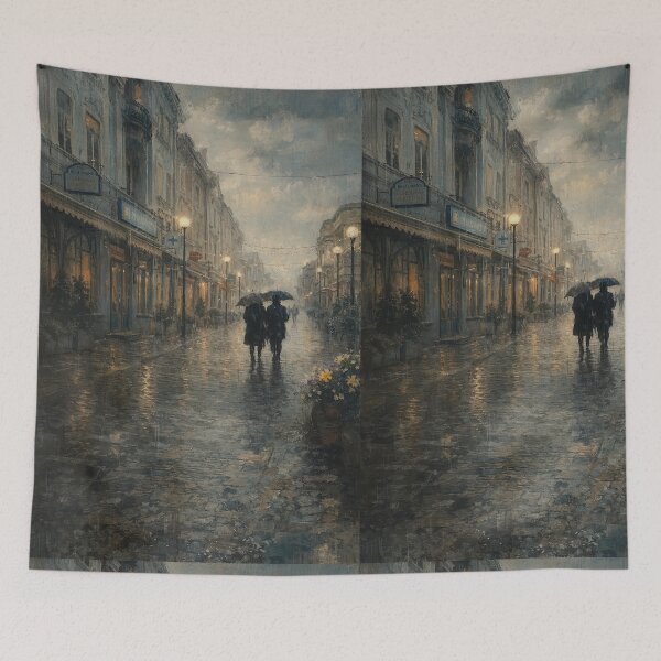 Item preview, Mysterious and Cozy Jurmala In Rain  designed and sold by drozdovs16.