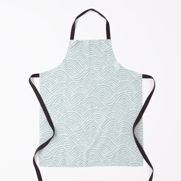 Item preview, Coastal Japandi Minimalist Ocean Sea Waves In Soft Turquoise designed and sold by EliveraDesigns.
