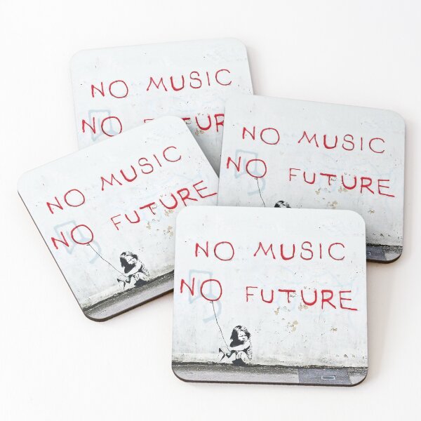 Item preview, No Music No Future designed and sold by Art & Coffee.