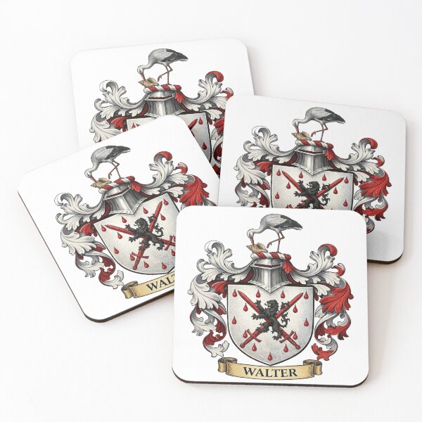 Item preview, The Walter Family Coat of Arms designed and sold by BagTown Clans.