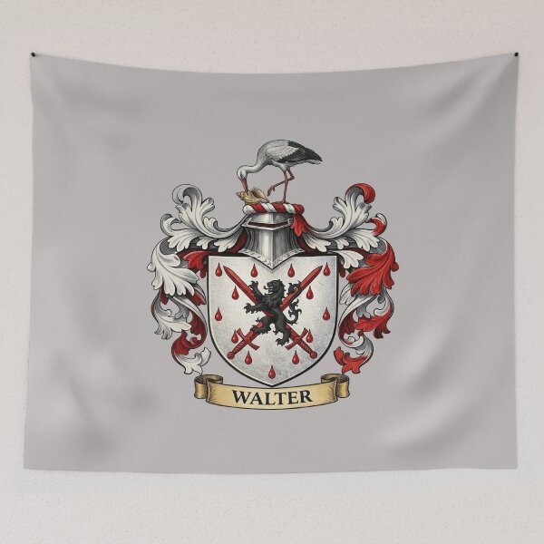 Item preview, The Walter Family Coat of Arms designed and sold by BagTown Clans.