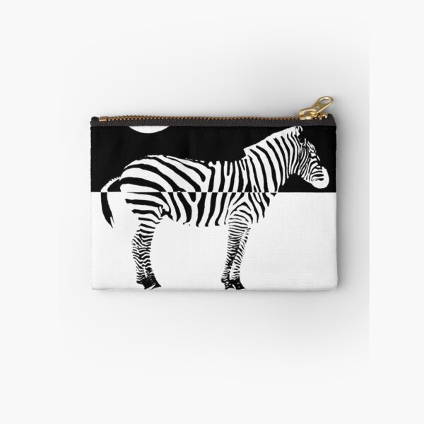 Item preview, Safari Pop Art – Zebra at Moonrise, Bold Black and White Graphic Wildlife Print designed and sold by SmashingMonkeys.