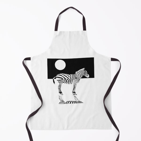 Item preview, Safari Pop Art – Zebra at Moonrise, Bold Black and White Graphic Wildlife Print designed and sold by SmashingMonkeys.