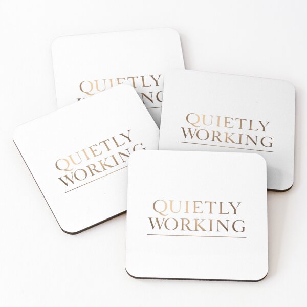 Item preview, Quietly Working Minimalist Motivation Shirt | Discipline Mindset Tee designed and sold by guchieworldcollection.