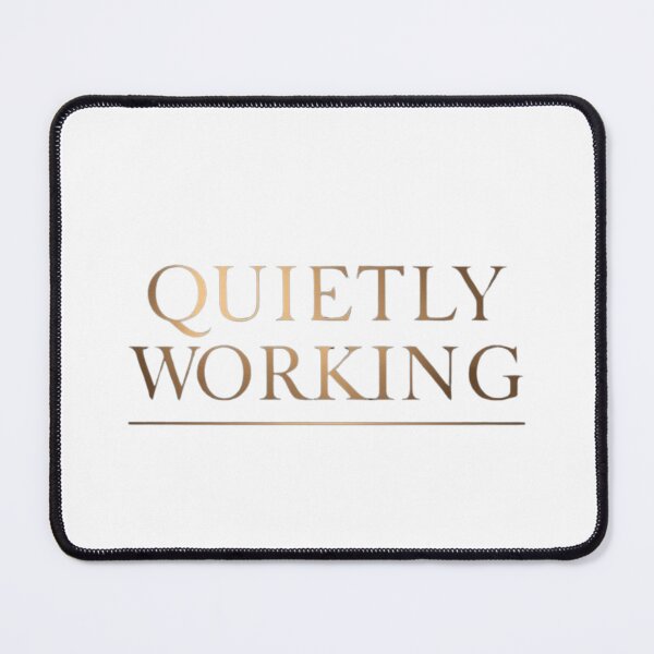 Item preview, Quietly Working Minimalist Motivation Shirt | Discipline Mindset Tee designed and sold by guchieworldcollection.