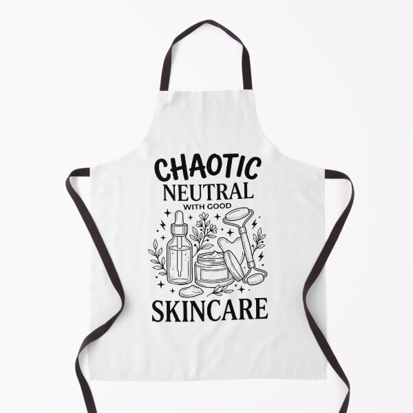 Item preview, Chaotic Neutral with Good Skin Care - Black Text designed and sold by RNG-Apparel.