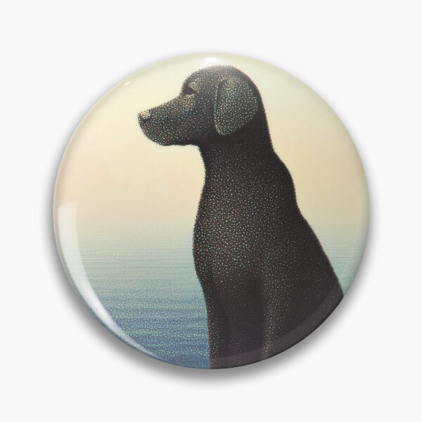 Item preview, Labrador retriever Gazing at the Ocean designed and sold by lautir.