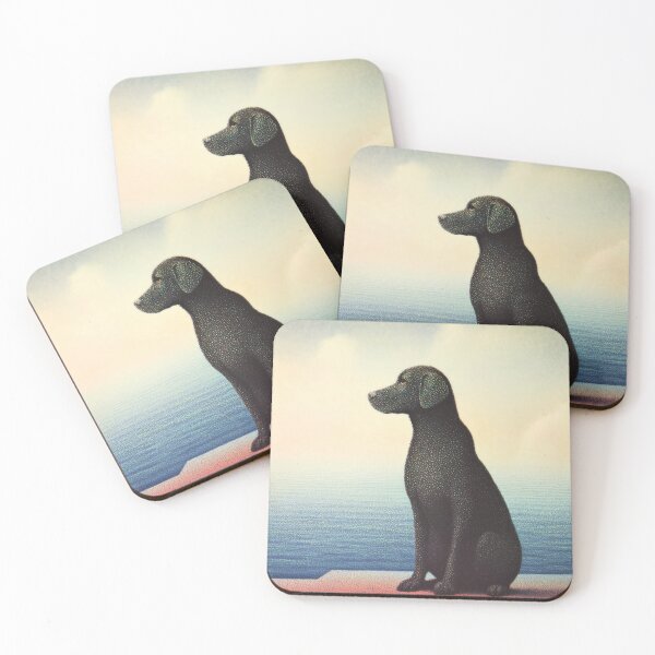 Item preview, Labrador retriever Gazing at the Ocean designed and sold by lautir.