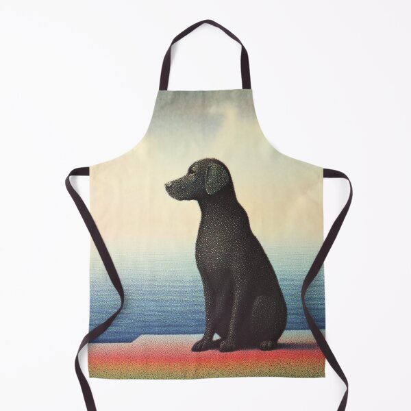 Item preview, Labrador retriever Gazing at the Ocean designed and sold by lautir.