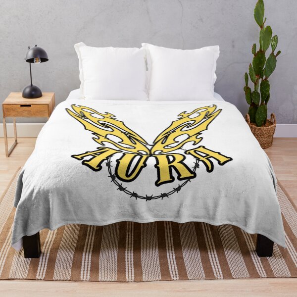 Item preview, AURA Flame Wings Chain Emblem – Gothic Streetwear Graphic designed and sold by ZafTeez.