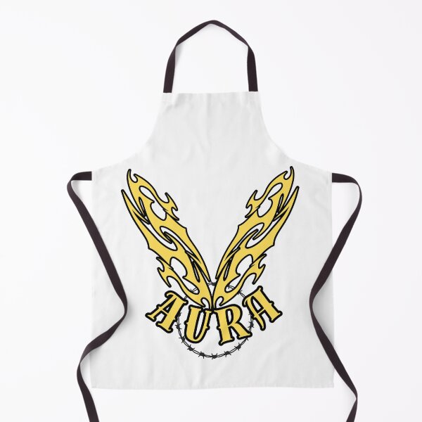 Item preview, AURA Flame Wings Chain Emblem – Gothic Streetwear Graphic designed and sold by ZafTeez.