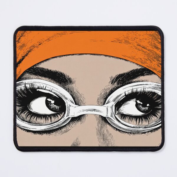 Item preview, Woman wearing goggles and scarf designed and sold by anytka.