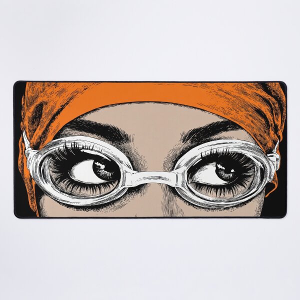 Item preview, Woman wearing goggles and scarf designed and sold by anytka.