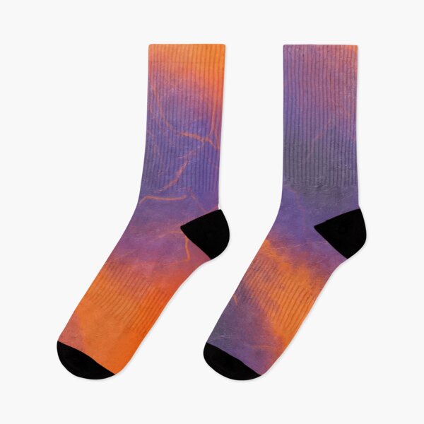 Item preview, Orange Purple Cracked Abstract Gradient Texture designed and sold by RidaSalArt.