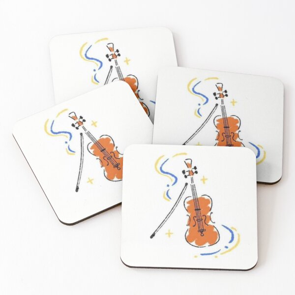 Item preview, Minimal Violin Illustration – Music Lover Design designed and sold by BlueMeadow4.
