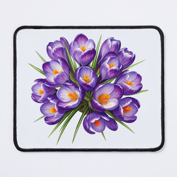 Item preview, Watercolor crocuses designed and sold by PrintLabStudio.
