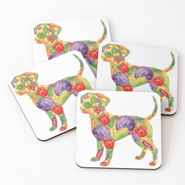 Item preview, Vegetable Dog Botanical Animal Illustration designed and sold by Teenidesign .