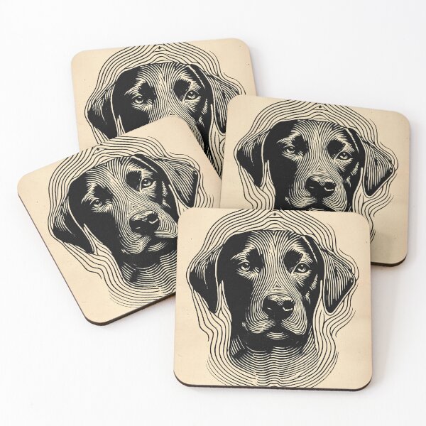 Item preview, Labrador retriever Dog Line Art designed and sold by lautir.