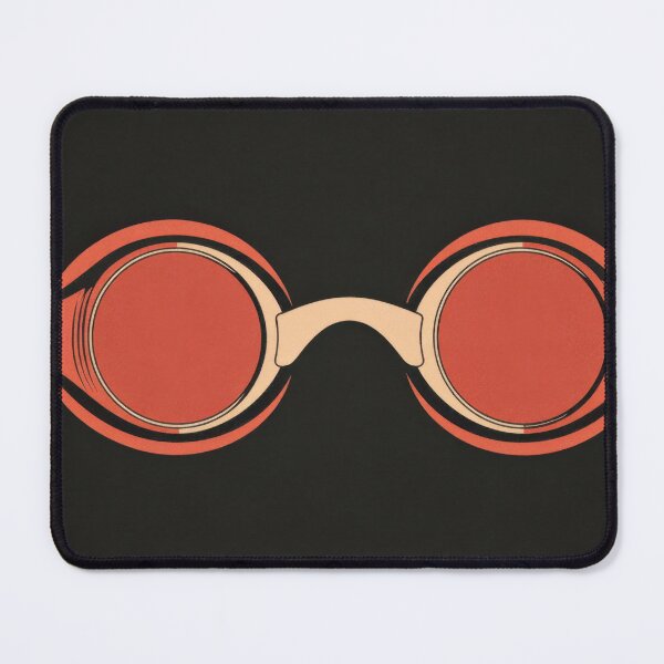 Item preview, Swim goggles on a black background designed and sold by anytka.