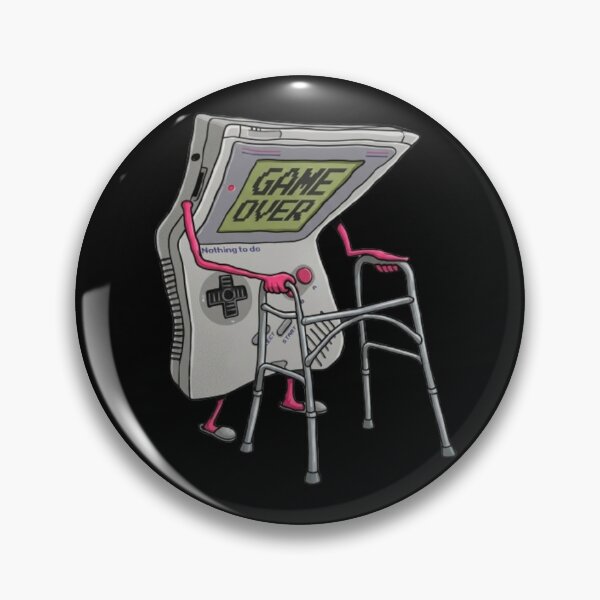 Item preview, Old School Gamer – Aging Retro Console | Humorous Gaming Illustration designed and sold by Wawan35200.