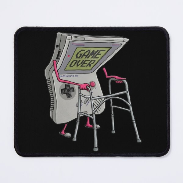 Item preview, Old School Gamer – Aging Retro Console | Humorous Gaming Illustration designed and sold by Wawan35200.
